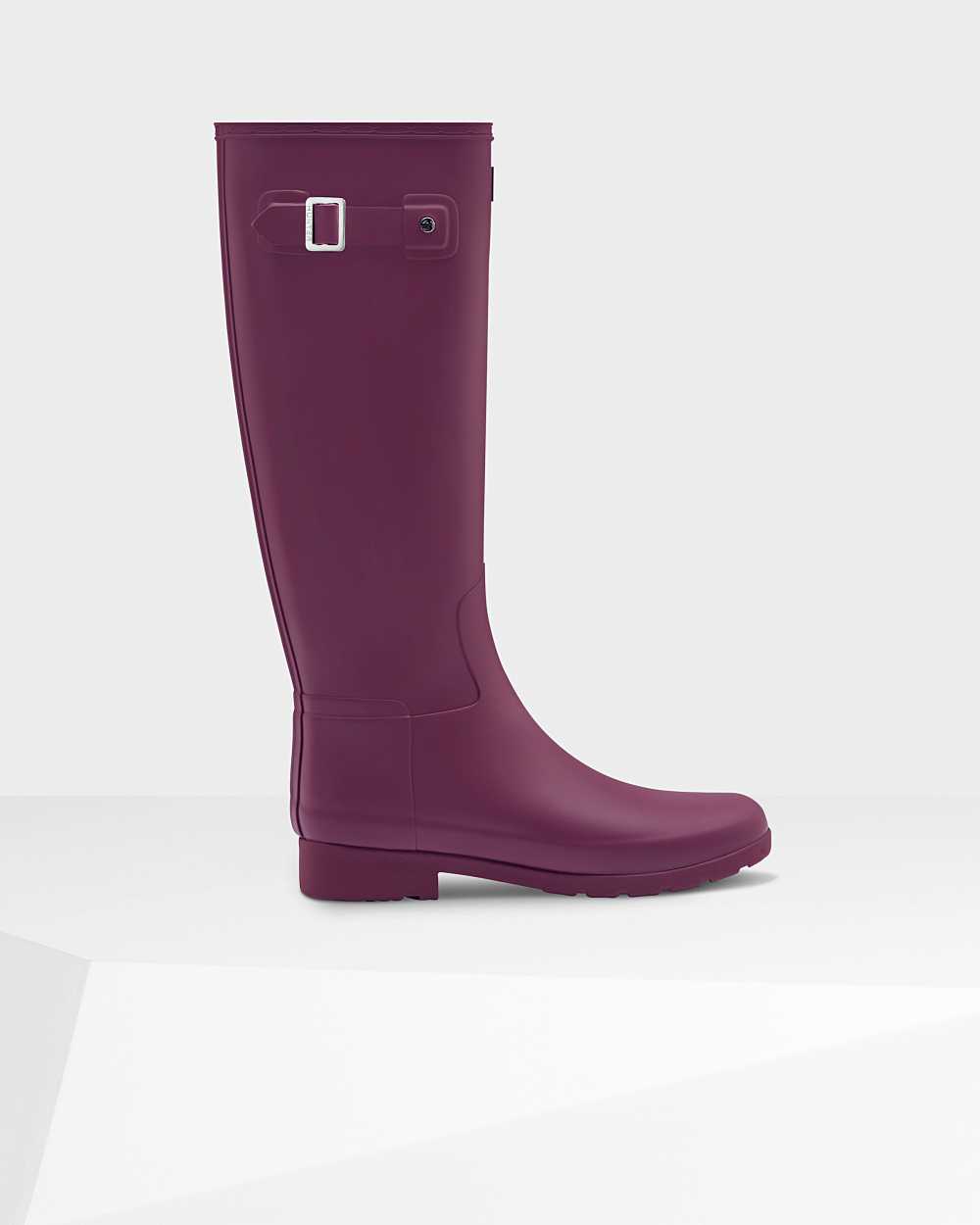 Hunter Women's Refined Slim Fit Tall Wellington Boots Purple,NQCG34851